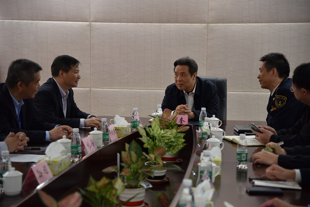 廣東海事局到東莞港務(wù)集團(tuán)調(diào)研