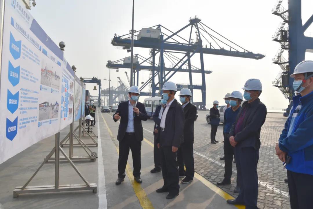 省交通運(yùn)輸廳副廳長王富民帶隊(duì)到東莞港務(wù)集團(tuán)檢查指導(dǎo)安全生產(chǎn)和疫情防控工作
